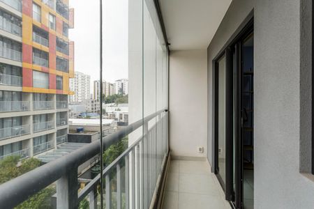 Studio à venda com 41m², 1 quarto e sem vagaVaranda