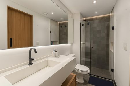 Apartamento à venda com 62m², 1 quarto e 1 vagaBanheiro da Suíte