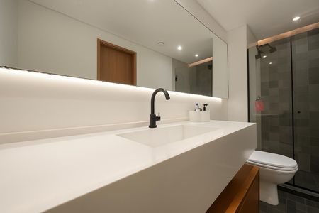 Apartamento à venda com 62m², 1 quarto e 1 vagaBanheiro da Suíte