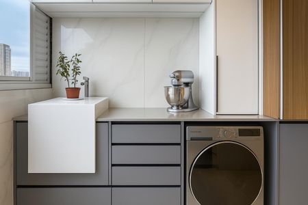 Apartamento à venda com 62m², 1 quarto e 1 vagaCozinha e Área de Serviço