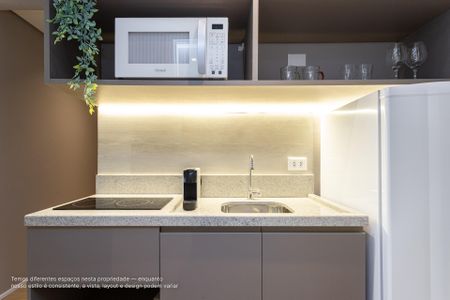 Studio para alugar com 27m², 1 quarto e sem vaga