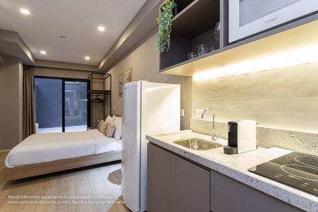 Studio para alugar com 36m², 1 quarto e sem vaga