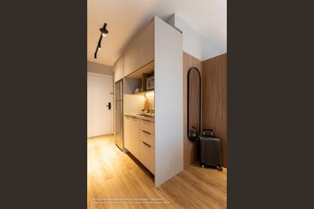 Apartamento para alugar com 35m², 1 quarto e sem vaga