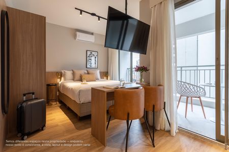 Apartamento para alugar com 35m², 1 quarto e sem vaga