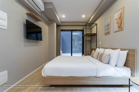 Studio para alugar com 36m², 1 quarto e sem vaga