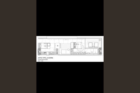 Apartamento à venda com 60m², 1 quarto e 1 vagaModelo 1