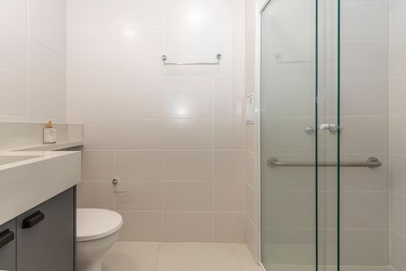 Studio para alugar com 27m², 1 quarto e sem vaga Studio para alugar com 27m², 1 quarto e sem vagaBanheiro