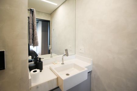 Apartamento à venda com 63m², 1 quarto e sem vagaBanheiro da Suíte