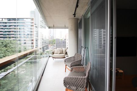 Apartamento à venda com 63m², 1 quarto e sem vagaVaranda