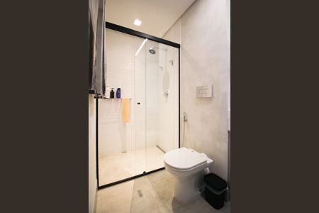 Apartamento à venda com 63m², 1 quarto e sem vagaBanheiro da Suíte