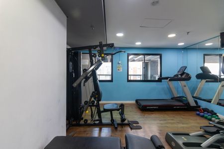 Studio para alugar com 28m², 1 quarto e 1 vaga Studio para alugar com 28m², 1 quarto e 1 vagaÁrea comum - Academia