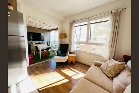 Studio à venda com 40m², 1 quarto e 1 vagaSala
