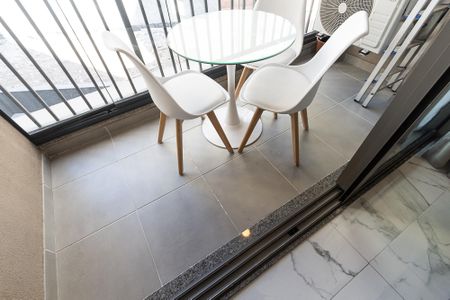 Studio à venda com 23m², 1 quarto e sem vagaVaranda