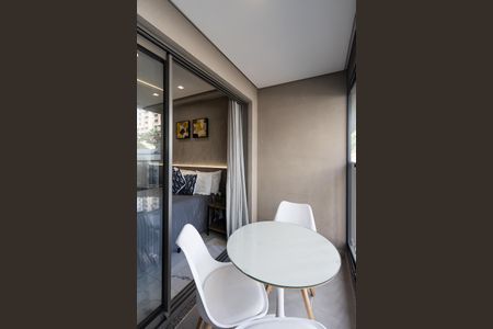 Studio à venda com 23m², 1 quarto e sem vagaVaranda