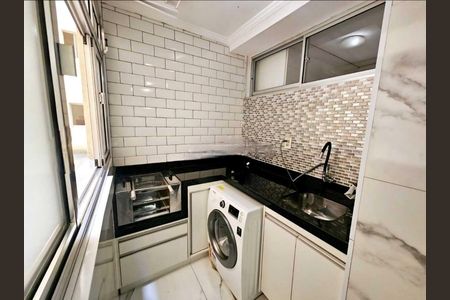 Área de Serviço de apartamento à venda com 3 quartos, 63m² em Vila Oratório, Santo André