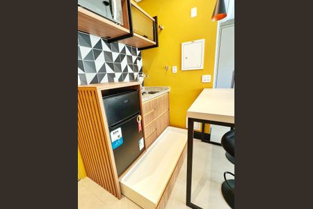Studio à venda com 28m², 1 quarto e 1 vagaCozinha