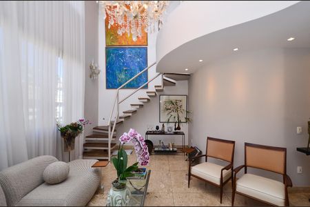 Apartamento à venda com 466m², 4 quartos e 5 vagasSala de estar