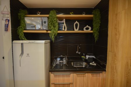 Apartamento para alugar com 50m², 1 quarto e 1 vagaDetalhe da cozinha