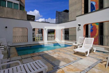 Apartamento para alugar com 30m², 1 quarto e 1 vaga Apartamento para alugar com 30m², 1 quarto e 1 vagaÁrea comum - Piscina