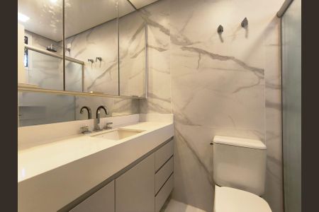 Apartamento para alugar com 116m², 2 quartos e 3 vagasBanheiro da Suíte