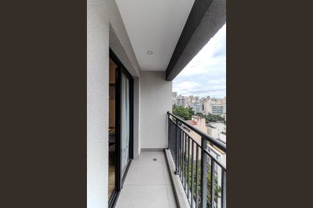 Studio à venda com 27m², 1 quarto e sem vagaVaranda