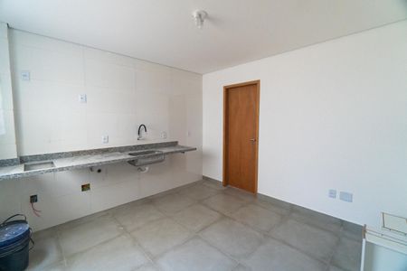 Sala/Cozinha de apartamento para alugar com 1 quarto, 28m² em Jardim Oriental, São Paulo