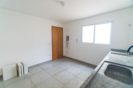 Sala/Cozinha de apartamento para alugar com 1 quarto, 28m² em Jardim Oriental, São Paulo
