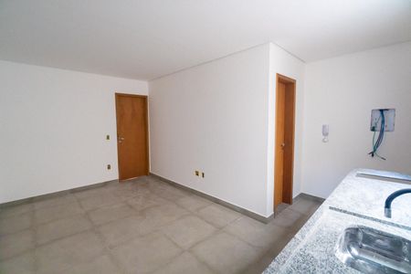 Sala/Cozinha de apartamento para alugar com 1 quarto, 28m² em Jardim Oriental, São Paulo