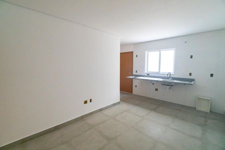 Sala/Cozinha de apartamento para alugar com 1 quarto, 28m² em Jardim Oriental, São Paulo