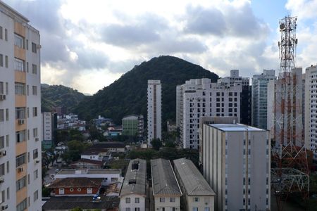 Vista da Sala de apartamento para alugar com 3 quartos, 100m² em Centro, Guarujá