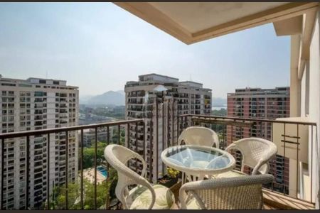 Varanda da Sala de apartamento à venda com 3 quartos, 111m² em Barra da Tijuca, Rio de Janeiro