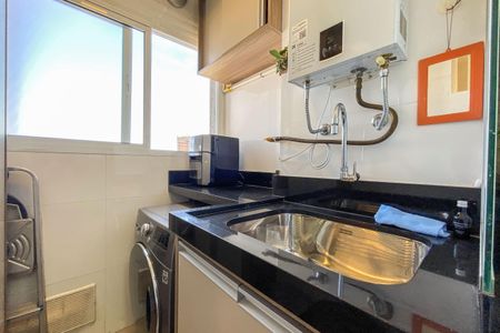 Apartamento à venda com 63m², 2 quartos e 2 vagasCozinha e Área de Serviço