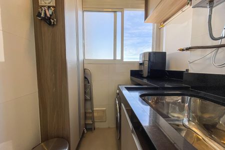 Apartamento à venda com 63m², 2 quartos e 2 vagasCozinha e Área de Serviço