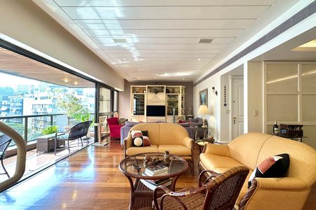 Sala de apartamento à venda com 4 quartos, 330m² em Lagoa, Rio de Janeiro