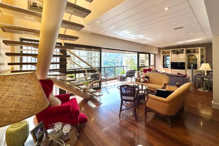 Sala de apartamento à venda com 4 quartos, 330m² em Lagoa, Rio de Janeiro