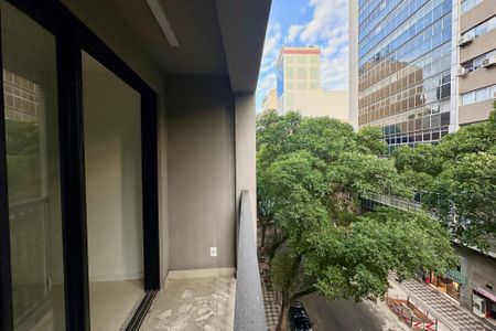 Studio à venda com 40m², 1 quarto e sem vagaVaranda