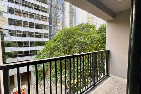 Studio à venda com 40m², 1 quarto e sem vagaVaranda