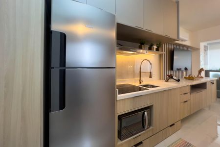 Studio para alugar com 30m², 1 quarto e sem vagaCozinha