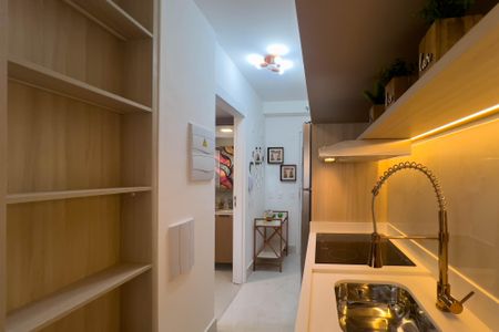 Studio para alugar com 30m², 1 quarto e sem vagaCozinha