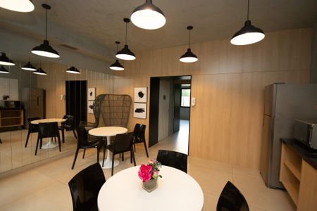 Apartamento à venda com 34m², 1 quarto e sem vaga Apartamento à venda com 34m², 1 quarto e sem vagaÁrea comum - Salão de festas