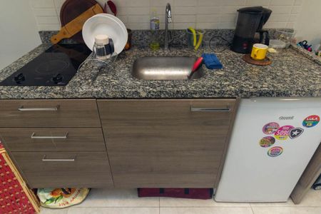 Studio à venda com 25m², 1 quarto e sem vagaCozinha