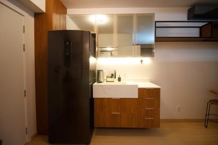 Studio à venda com 25m², 1 quarto e sem vagaCozinha