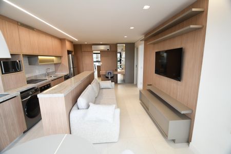 Apartamento para alugar com 48m², 1 quarto e 2 vagasSala