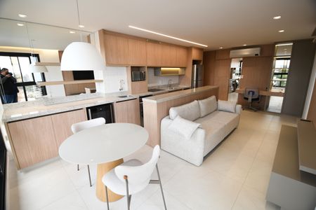 Apartamento para alugar com 48m², 1 quarto e 2 vagasSala