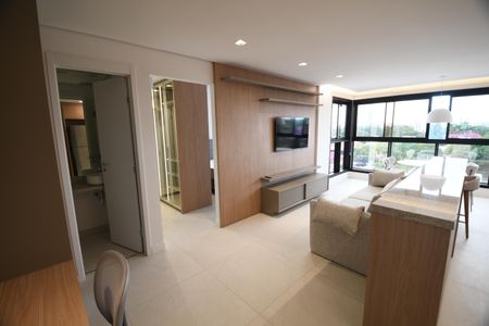 Apartamento para alugar com 48m², 1 quarto e 2 vagasSala