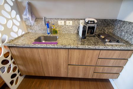 Studio à venda com 34m², 1 quarto e 1 vagaCozinha - Armários