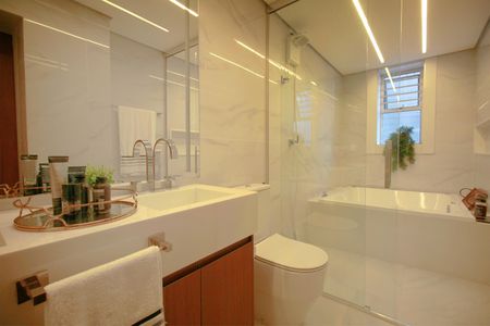 Apartamento à venda com 190m², 4 quartos e 3 vagasBanheiro da Suíte 1