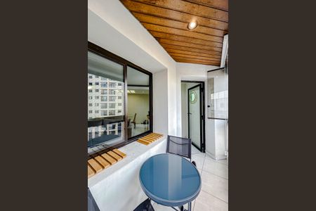 Varanda da Sala de apartamento para alugar com 3 quartos, 134m² em Vila Regente Feijó, São Paulo