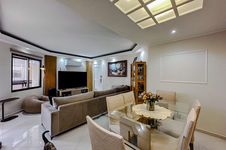 Sala de apartamento à venda com 3 quartos, 134m² em Vila Regente Feijó, São Paulo