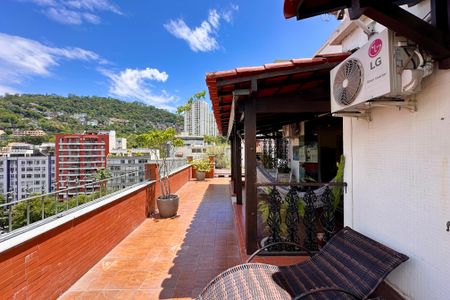Varanda Sala de apartamento à venda com 3 quartos, 169m² em Laranjeiras, Rio de Janeiro